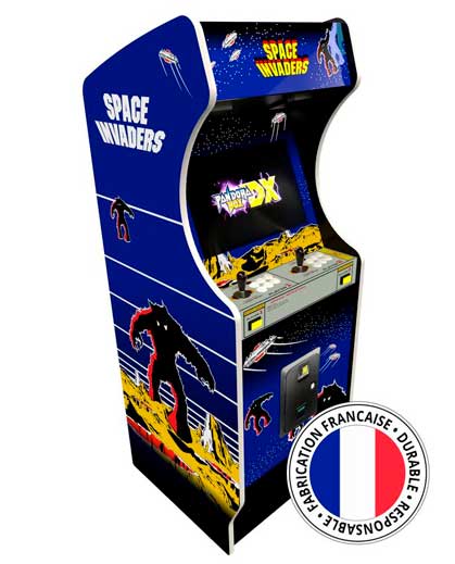Arcade : Jeux vidéo vintage - design Space Invaders